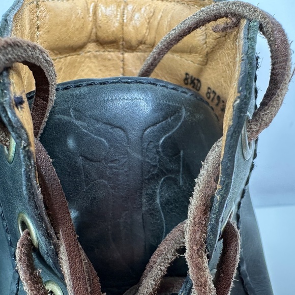 Frye Black Leather Lace Up Boots Men's Size 8 1/2 D - Picture 9 of 16